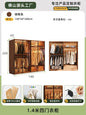 Modern Glass Wardrobe — L-Shaped Corner Closet with Luxury Storage
