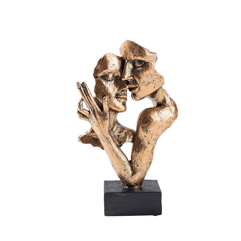 Love, Displayed — Contemporary Couple Statue &amp; Lover Sculpture for Home