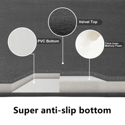 Soft Landing — Super Absorbent Coral Velvet Anti-Slip Bath Mat
