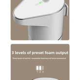 New Bathroom Automatic Sensing Soap Dispenser Type C Multiple Levels Contactless Electric Frother Charging Wall Mounted Vertical Jonine’s Corner