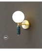 Alabaster Long Wall Sconce — Luxury Marble Wall Lamp for Bedroom & Living Room