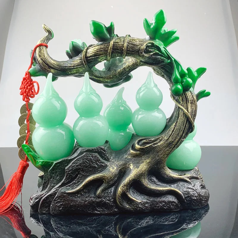 Feng Shui Gourd Ornament — Prosperity & Home Office Decor