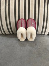Natural shearing fur slippers Australian sheepskin and fur integrated slippers for men and women&