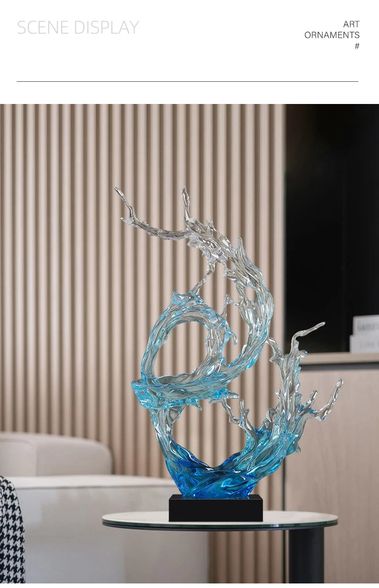 Quiet Luxury in Resin — Lumière Light Luxury Art Sculpture for the Modern Interior