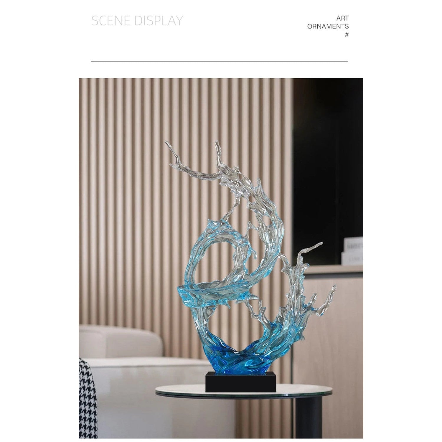 Quiet Luxury in Resin — Lumière Light Luxury Art Sculpture for the Modern Interior
