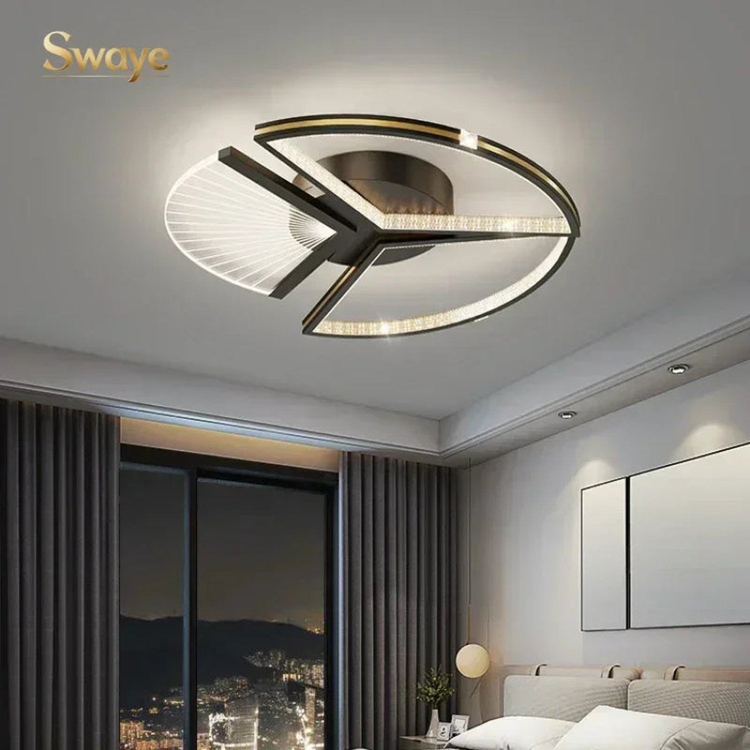 The Circle of Light — Modern Minimalist Ring LED Chandelier for Living Room &amp; Dining