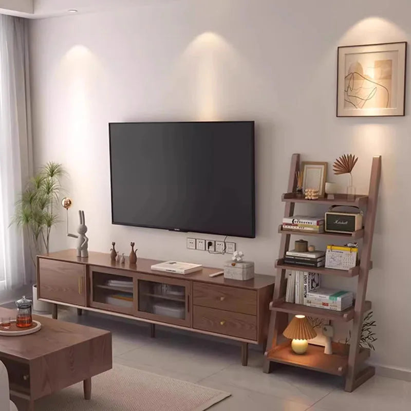 Where Books Meet Beauty — Minimalist Open Bookshelf & Display Cabinet