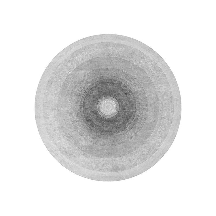Round Gradient Area Rug — Machine Washable Non-Slip Floor Mat for Living Room & Bedroom