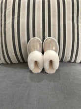 Natural shearing fur slippers Australian sheepskin and fur integrated slippers for men and women&