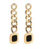 Shiny Zircon Hoop Earrings for Women Trendy Golden Stainless Steel Circle Earring Jewelry Pendientes