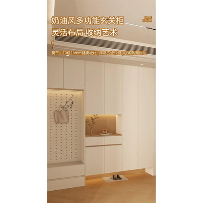 Custom Solid Wood Entryway Shoe Cabinet