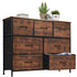 JHK Desser For Bedroom With 7 Fabric Drawers Organizer Storage Closet Chest Clothes For Living Room Display Cabinet Of Furniture Jonine&