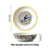 The Artisan Table — Hand-Painted Ceramic Dinner Plate