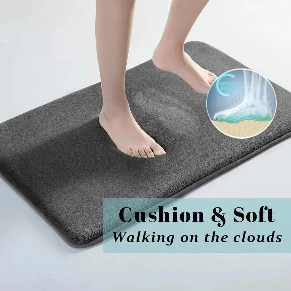 Soft Landing — Super Absorbent Coral Velvet Anti-Slip Bath Mat