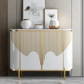 French Gold Luxury Living Room Display Cabinet Jonine&