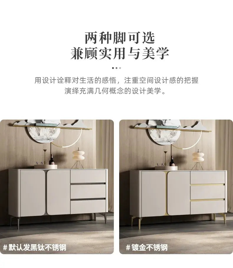 Light Luxury Display Cabinet – Minimalist Living Room Sideboard