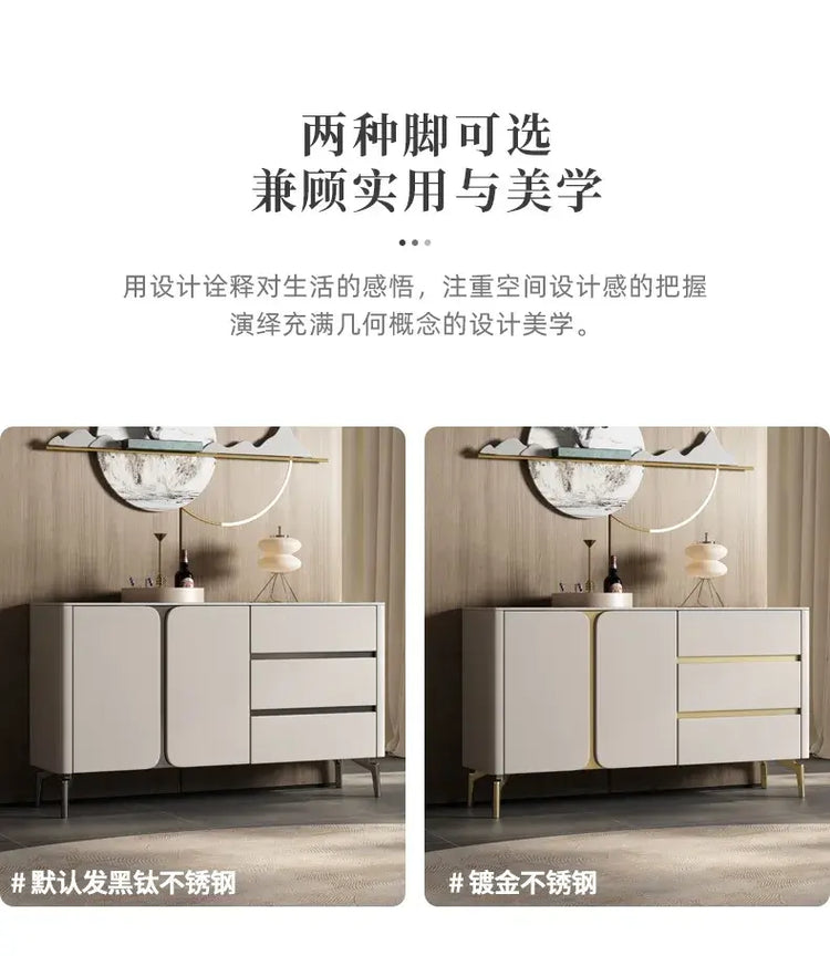 Light Luxury Display Cabinet – Minimalist Living Room Sideboard
