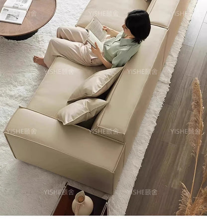 Aesthetic Space-Saving Luxury Sofa — Unique Designer Living Room Seating