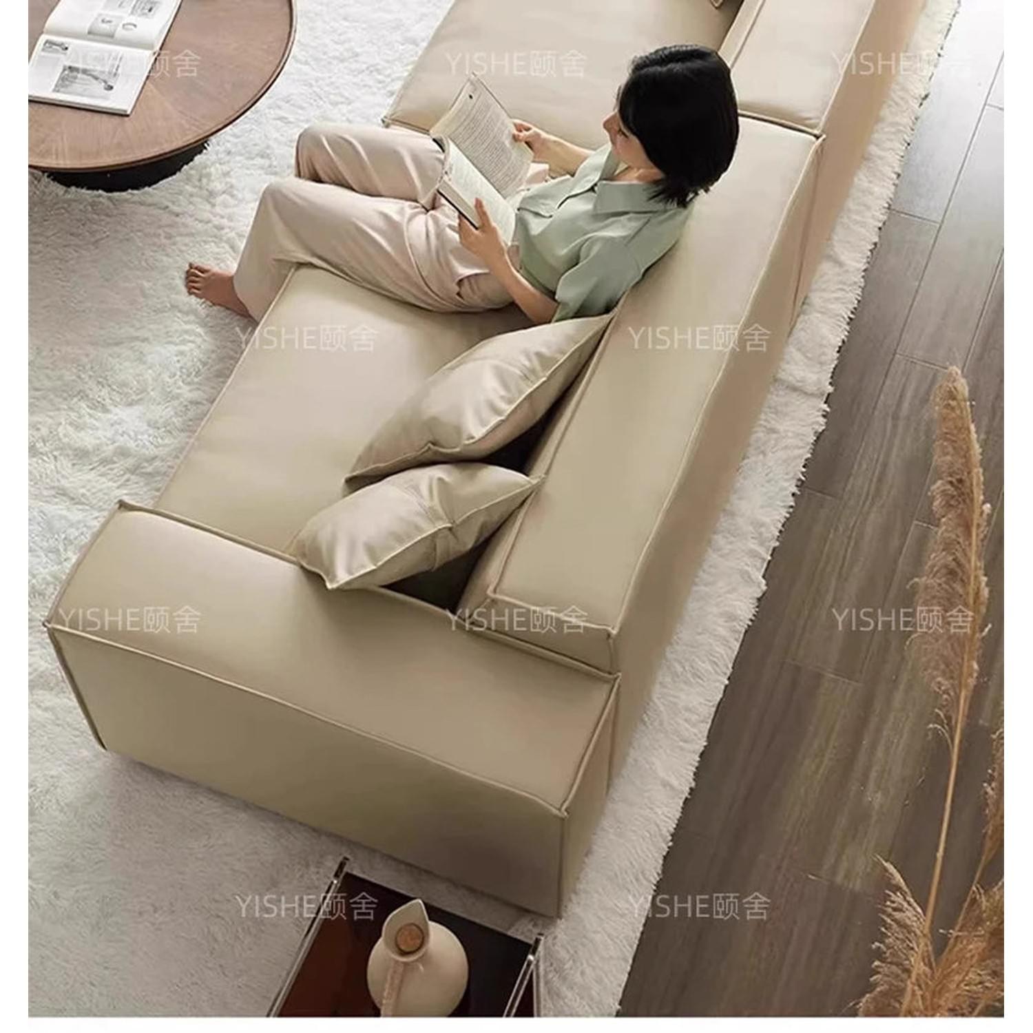 Aesthetic Space-Saving Luxury Sofa — Unique Designer Living Room Seating