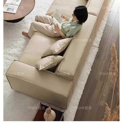 Aesthetic Space-Saving Luxury Sofa — Unique Designer Living Room Seating