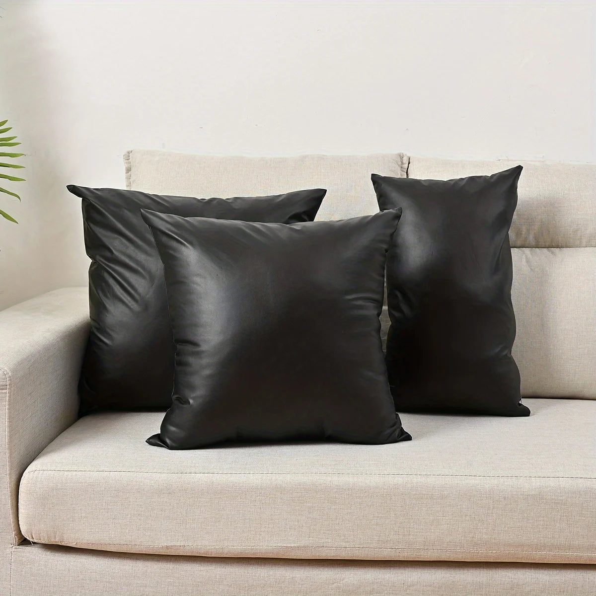 Waterproof PU Lumbar Cushion Cover — European Style