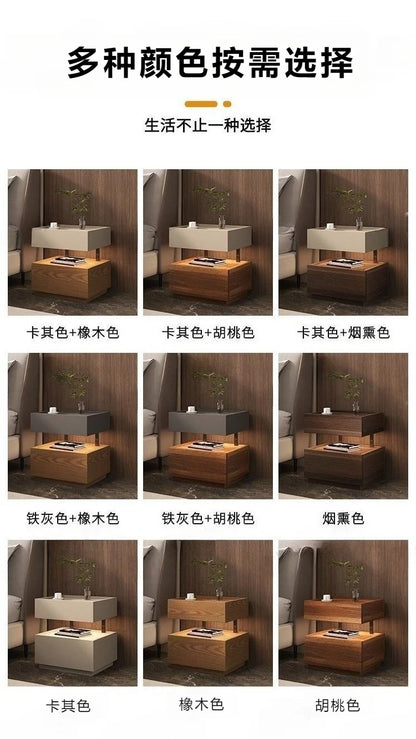 Simple European Bedside Table Classic Storage Luxury Trendy Night Table Modern Premium Comodini Camera Letto Bedroom Furnitures