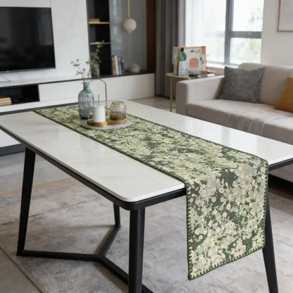 Nordic Cotton Linen Table Runner — Multiple Sizes & Patterns
