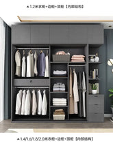 Bedroom Glass Sliding Door Wardrobe Clothes Storage Cabinet Closet Double Wardrobe Cabinets Wardrobes Furniture Modern Simple Jonine&