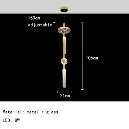 Nordic Luxury Art Glass Chandelier — High-End Pendant Lamp Home Décor