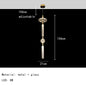 Nordic Luxury Art Glass Chandelier — High-End Pendant Lamp Home Décor