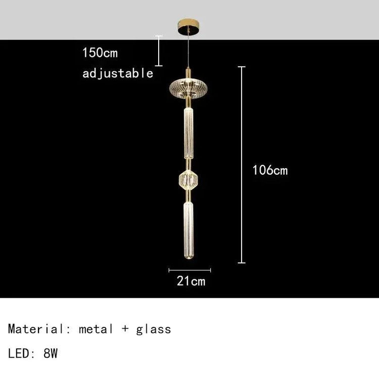 Nordic Luxury Art Glass Chandelier — High-End Pendant Lamp Home Décor