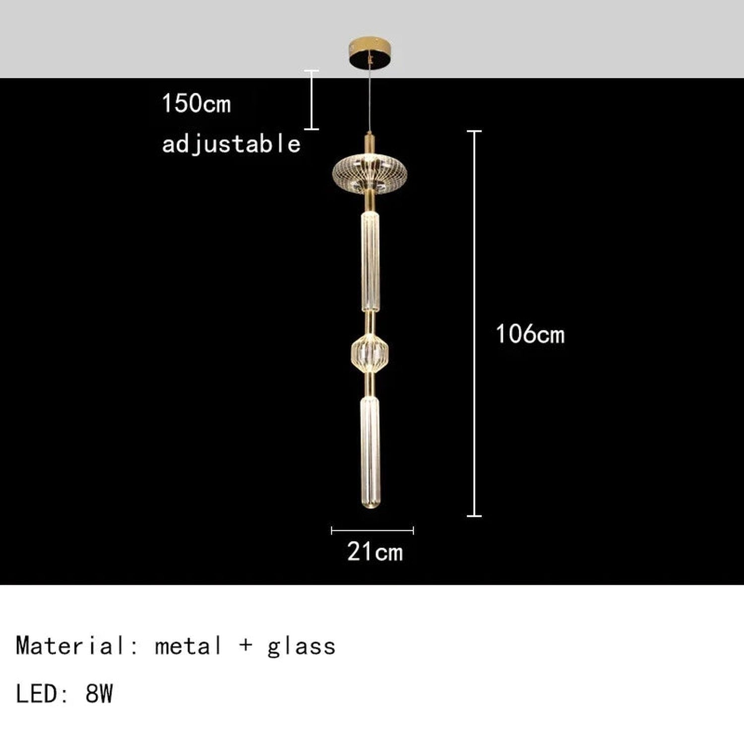 Nordic Luxury Art Glass Chandelier — High-End Pendant Lamp Home Décor