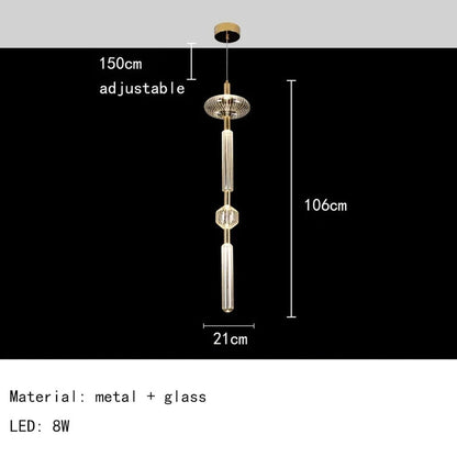 Nordic Luxury Art Glass Chandelier — High-End Pendant Lamp Home Décor