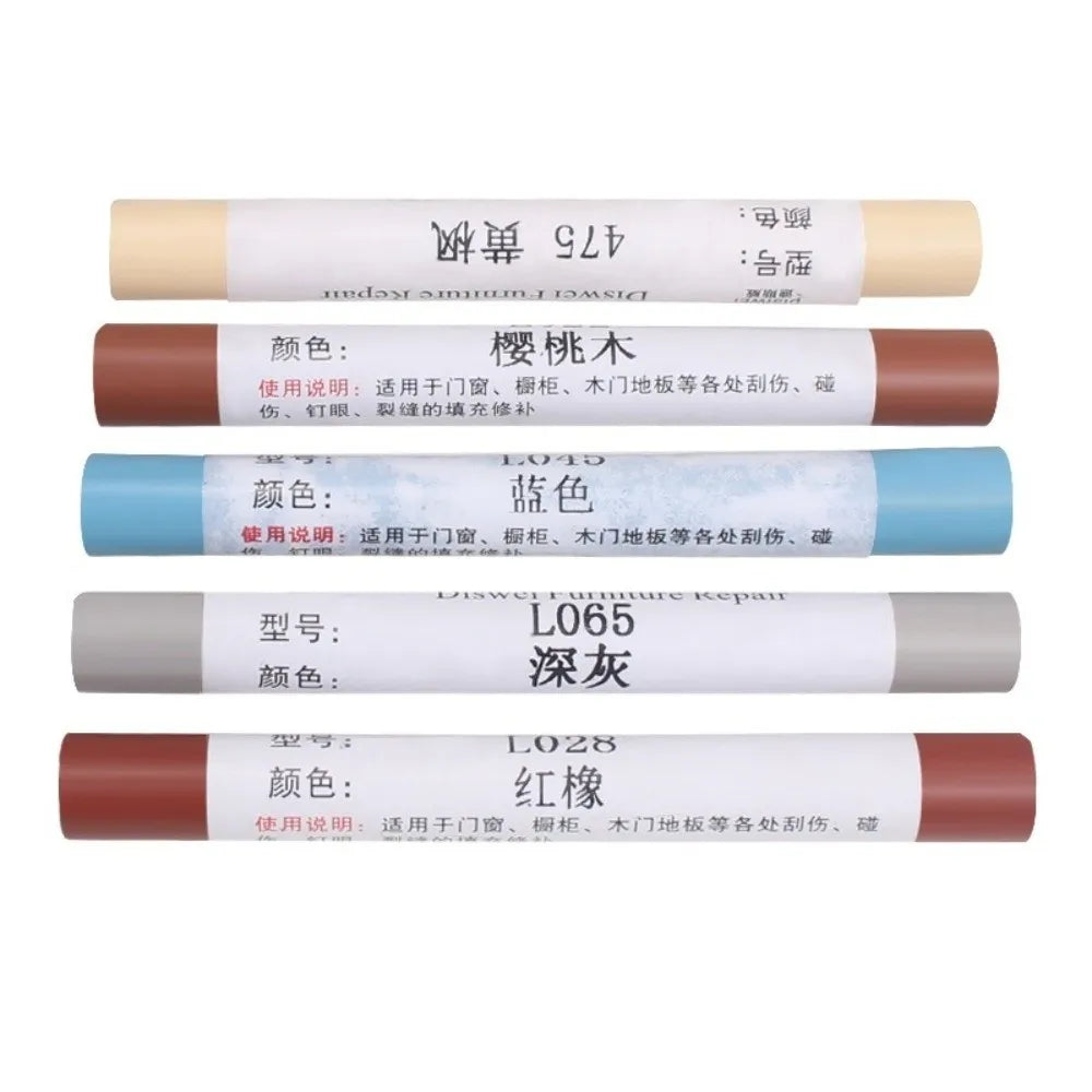 Waterproof Furniture Repair Pen Wooden Furniture Touch Up Wood Repair Crayon Damaged Scratch DIY Patch Paint Crayon