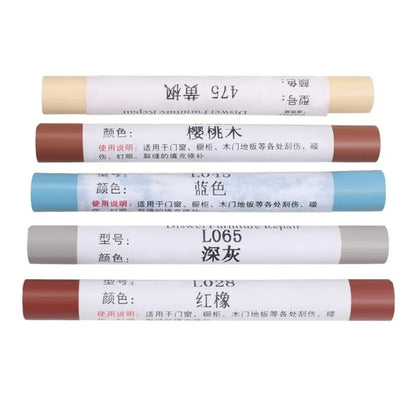Waterproof Furniture Repair Pen Wooden Furniture Touch Up Wood Repair Crayon Damaged Scratch DIY Patch Paint Crayon
