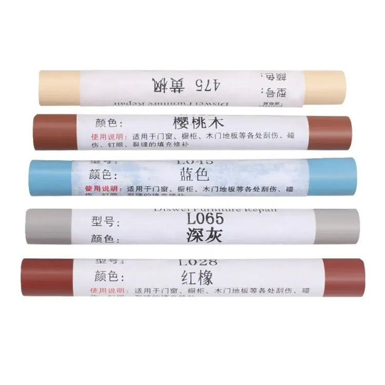 Waterproof Furniture Repair Pen Wooden Furniture Touch Up Wood Repair Crayon Damaged Scratch DIY Patch Paint Crayon