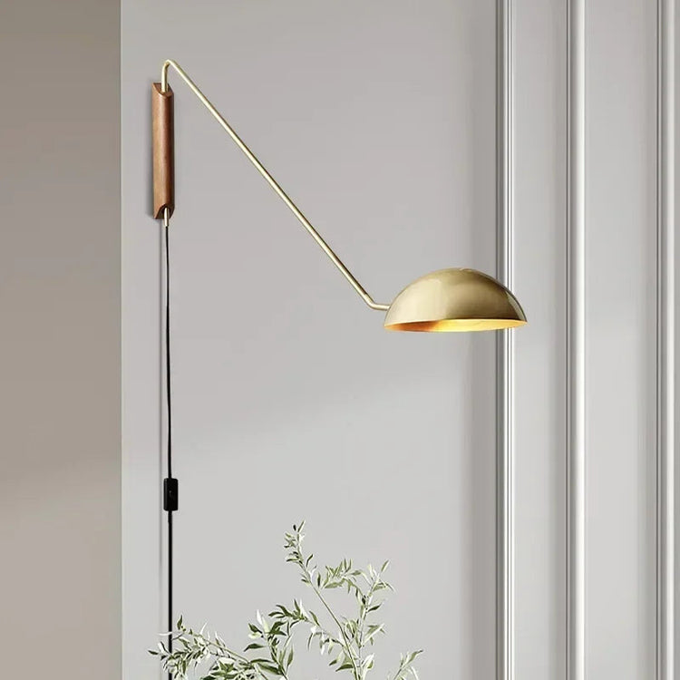Modern Minimalist Long Arm LED Wall Lamp Design Style Golden Wall Lights Living Dining Room Bedside Sconce Adjustable Home Decor Jonine&