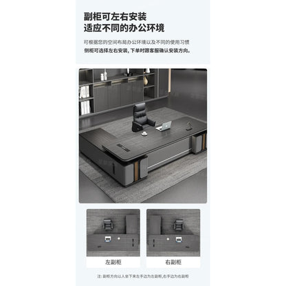 L-Shape Storage Executive Desk