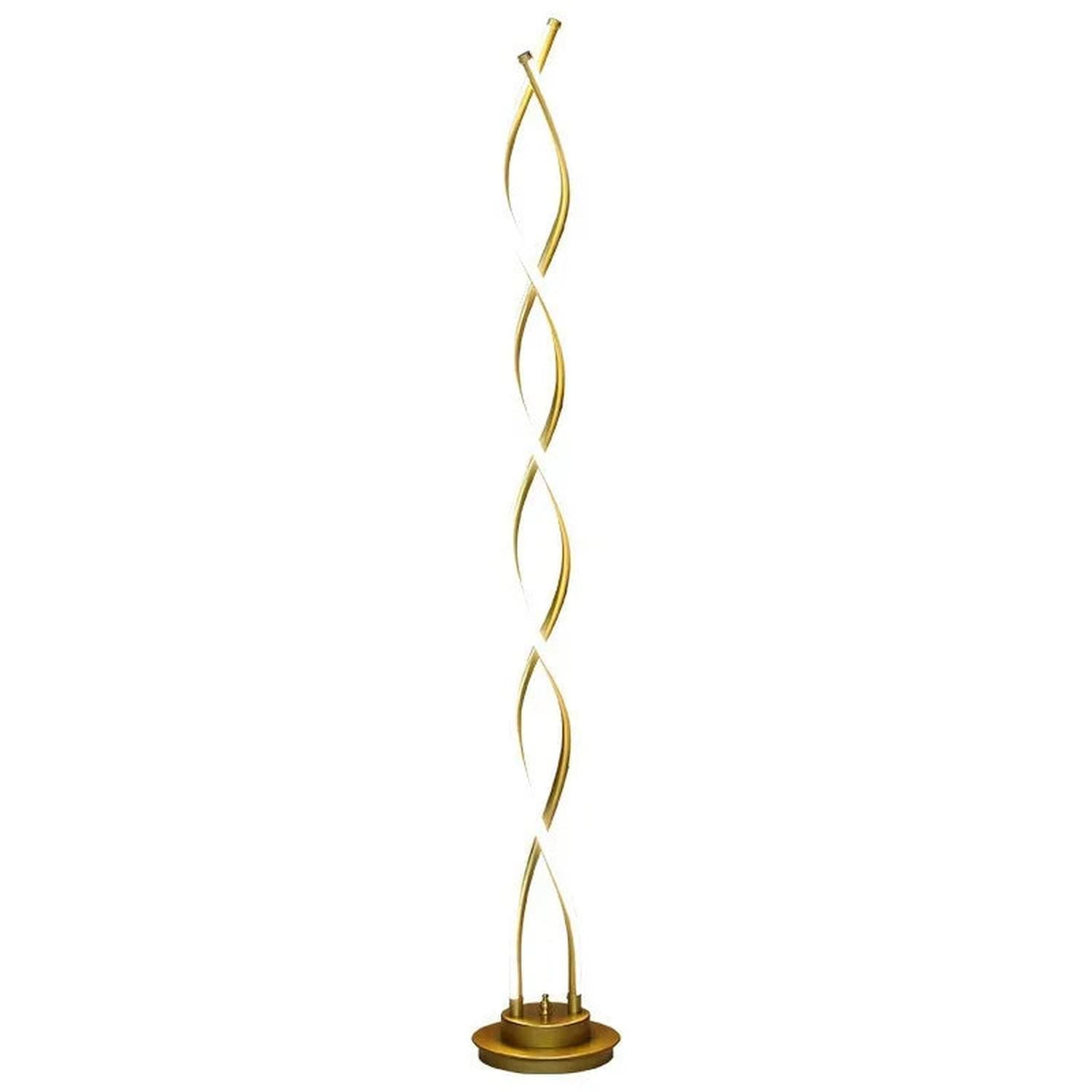 Light That Moves the Eye — Spiral LED Floor Lamp with Remote Control