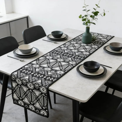Nordic Cotton Linen Table Runner — Multiple Sizes & Patterns