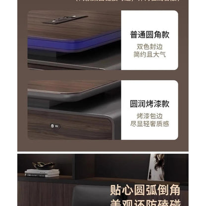 Height-Adjustable L-Shaped Gaming &amp; Home Office Desk