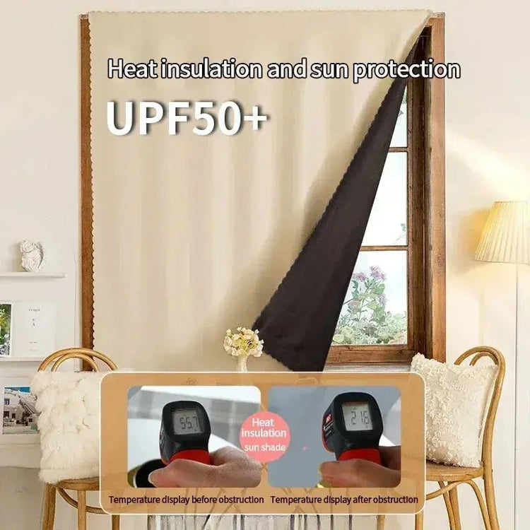 No-Drill Blackout Curtains — Self-Adhesive Bedroom Window Panels Jonine’s Corner