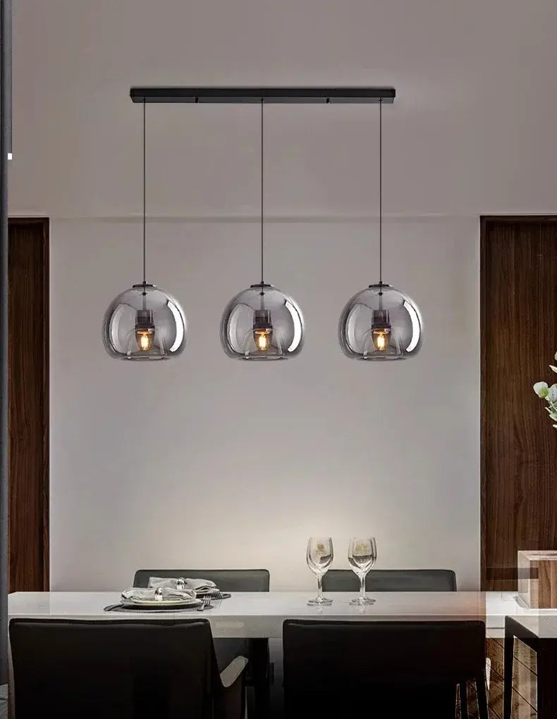 Modern Home Decor Lights Glass Pendant Light Lamps for Living Room Chandeliers for Dining Room Hanging Light Indoor Lighting Jonine&