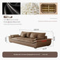 Luxury Genuine Leather Sofa — Designer Modular Living Room Seating