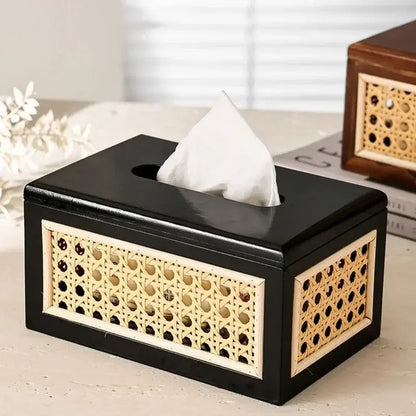 Rattan Tissue Box Cover — Uncategorized
