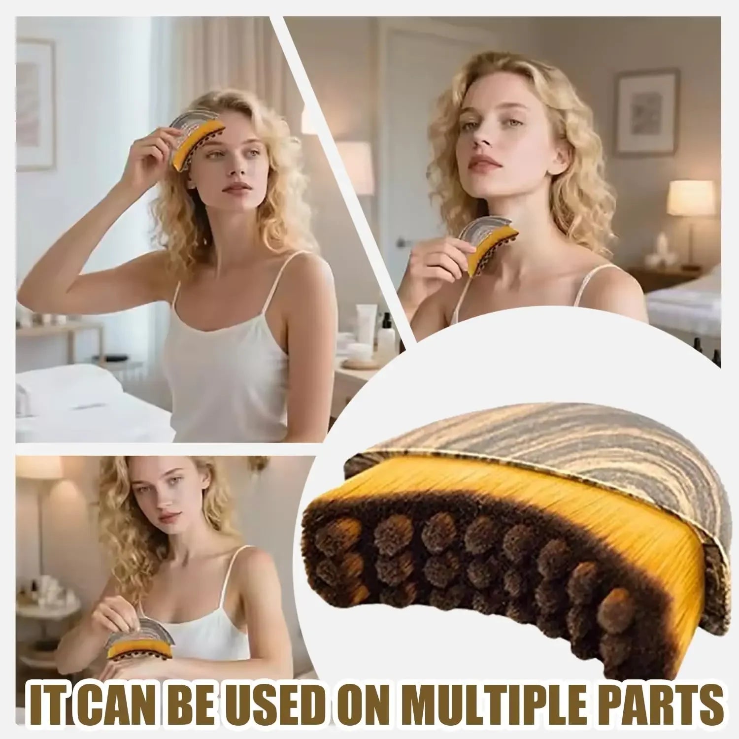 Lymphatic Contour Face Brush — Chin &amp; Jawline Sculpting Massager