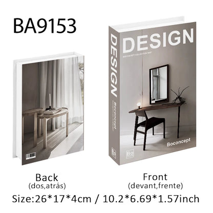 Decorative Book Box Set — Nordic Home Accent