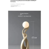 Light That Lives in the Room — Nordic Glow Resin Figurine with Ambient Light
