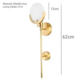 Marble Wall Sconce — Luxury Stone Wall Lamp for Living Room, Bedroom & Bathroom Jonine’s Corner