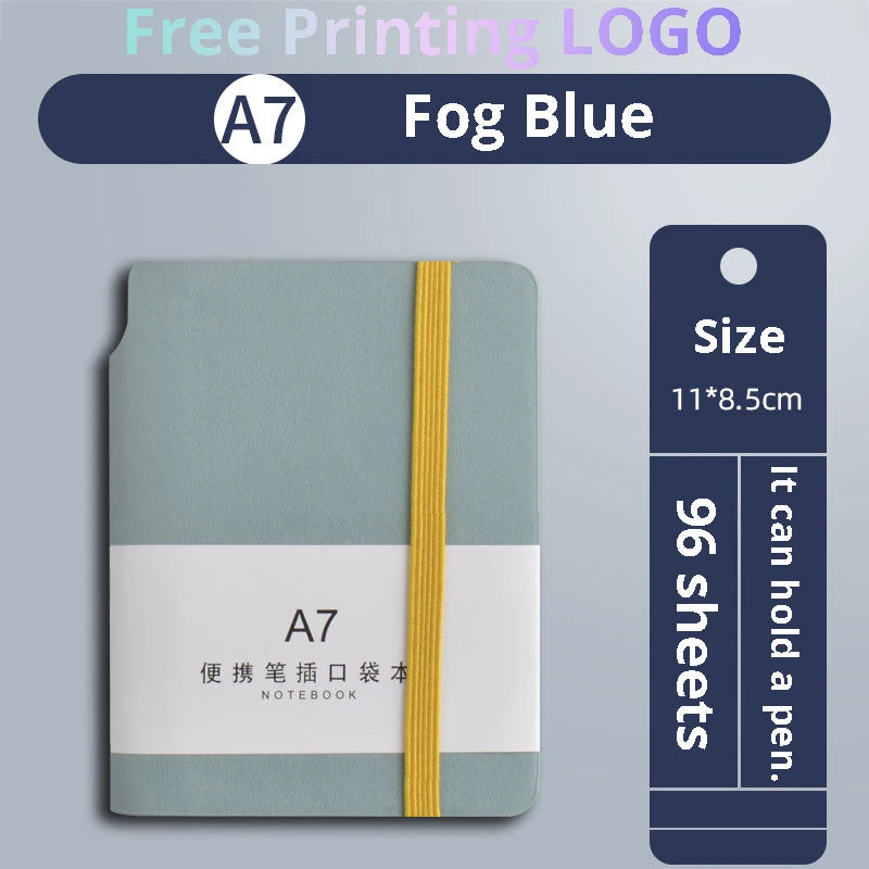Pocket Notebook — A6/A7 PU Leather Planner &amp; Memo Journal